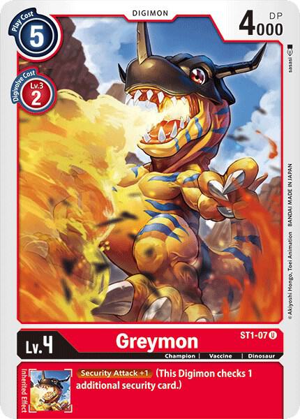 Greymon - Starter Deck 01: Gaia Red (ST-1)