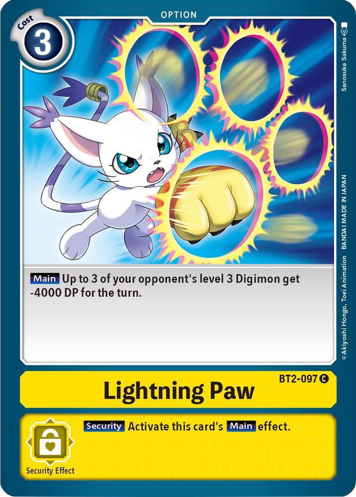 Lightning Paw - Release Special Booster 1.5 (BT01-03B)