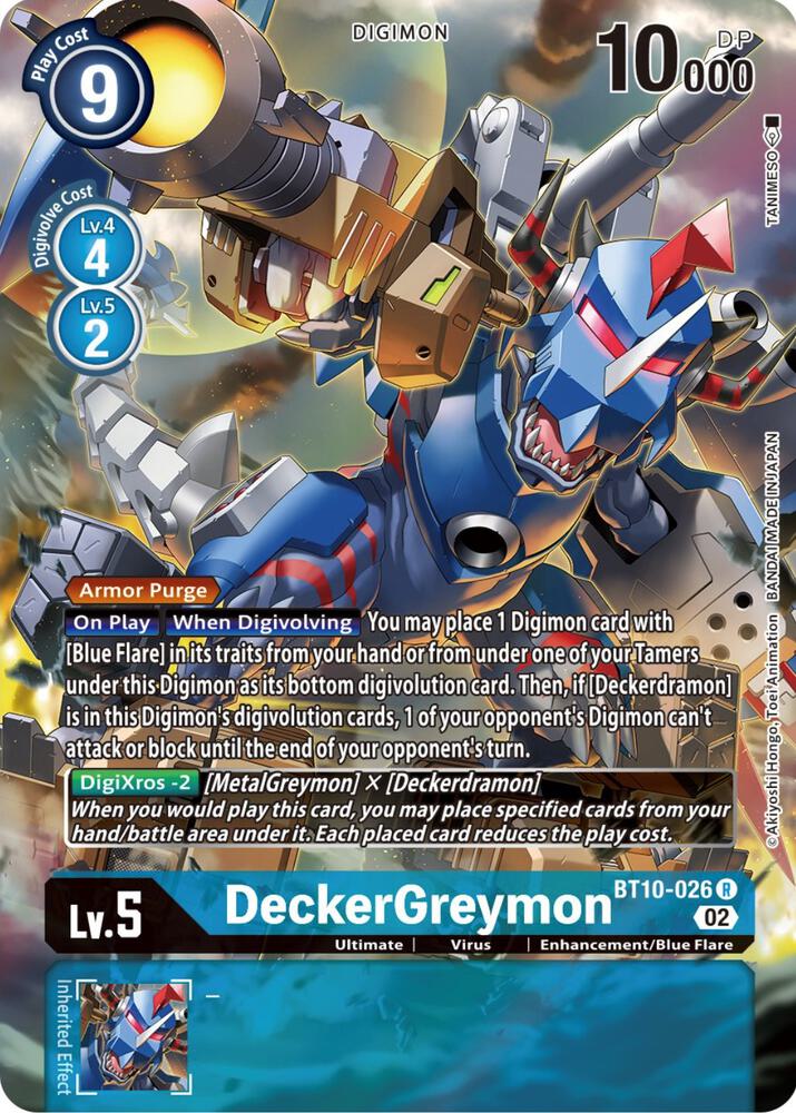 DeckerGreymon (Alternate Art) - Xros Encounter (BT10)