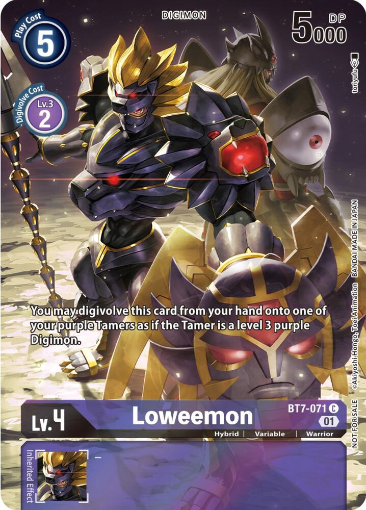 Loweemon (2nd Anniversary Frontier Card) - Next Adventure (BT07)