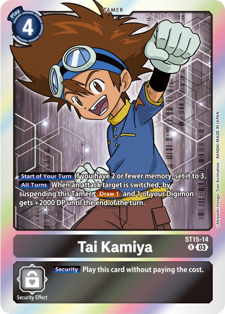 Tai Kamiya - Starter Deck 15: Dragon of Courage (ST-15)