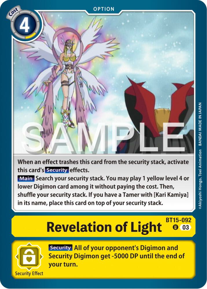 Revelation of Light - Exceed Apocalypse (BT15)