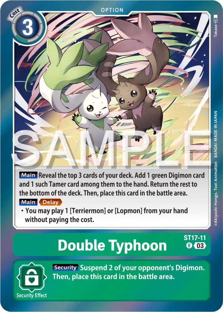 Double Typhoon - Starter Deck 17: Double Typhoon Advanced Deck Set (ST-17)