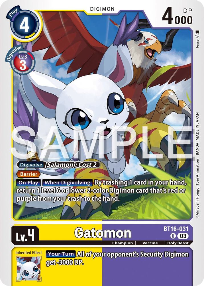 Gatomon - Beginning Observer (BT16)