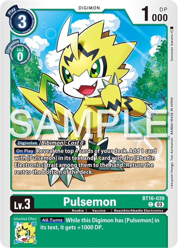 Pulsemon - Beginning Observer (BT16)