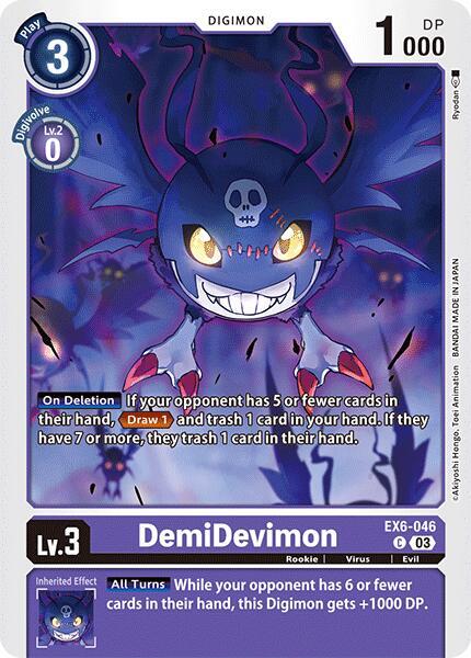 DemiDevimon - Infernal Ascension (EX06)