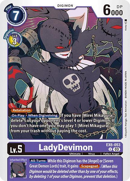 LadyDevimon - Infernal Ascension (EX06)