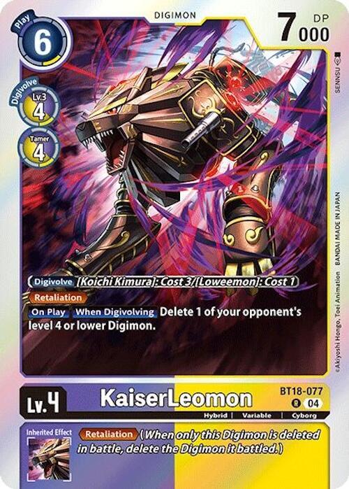 KaiserLeomon - Release Special Booster 2.0 (BT18-19)