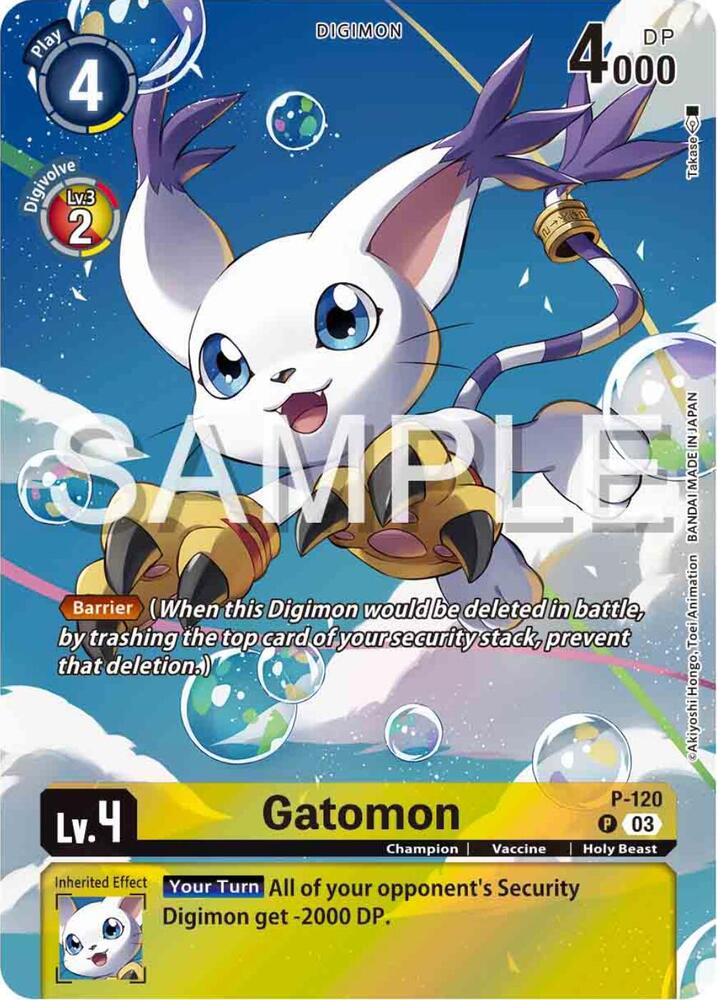 digimon adventure 02 the beginning cards Gatomon - P-120 (Digimon Adventure 02: The Beginning Set)