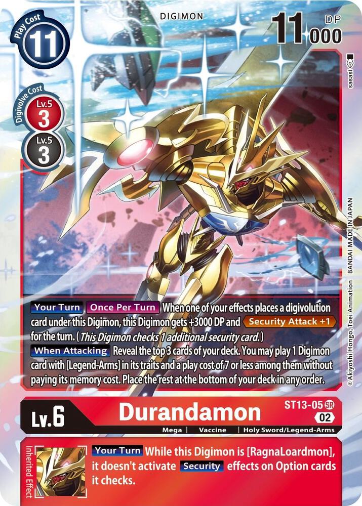 Durandamon - Starter Deck 13: Ragnaloardmon (ST-13)