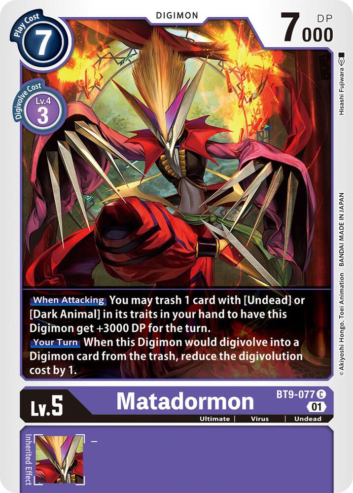Matadormon - X Record (BT09)