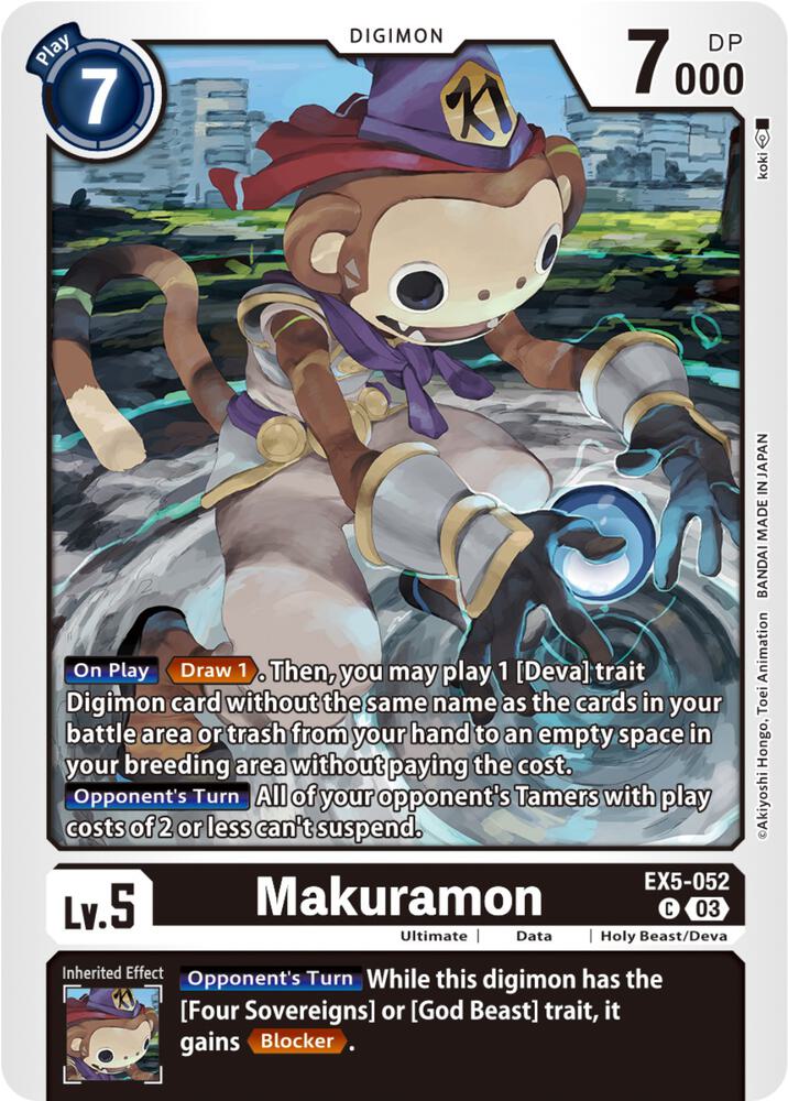 Makuramon - Animal Colosseum (EX05)