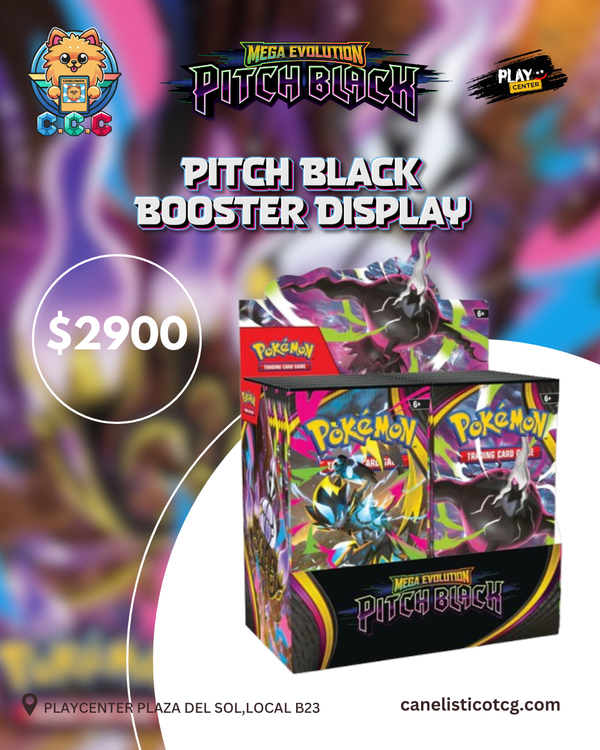 Pokemon Pitch Black Booster Display - INGLÉS