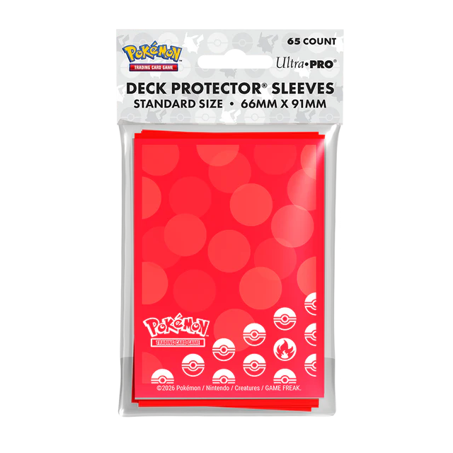 Pokémon Sleeves STD 65 Ultra pro Energy Fire Type