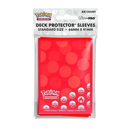 Pokémon Sleeves STD 65 Ultra pro Energy Fire Type