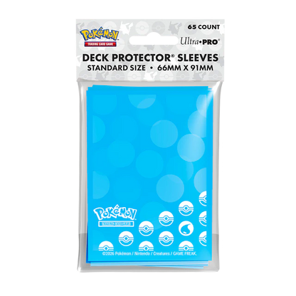 Pokémon Sleeves STD 65 Ultra pro Energy Water Type