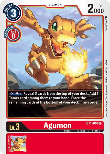 Agumon - BT1-010 - Release Special Booster 1.0 (BT01-03A)