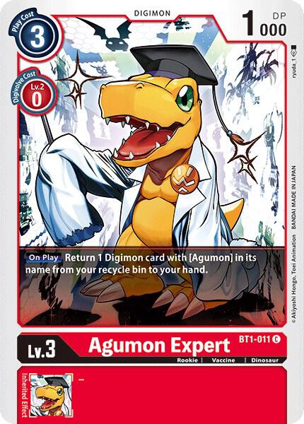 Agumon Expert - Release Special Booster 1.0 (BT01-03A)