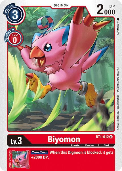 Biyomon - BT1-012 - Release Special Booster 1.0 (BT01-03A)