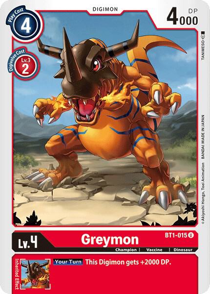 Greymon - BT1-015 - Release Special Booster 1.0 (BT01-03A)