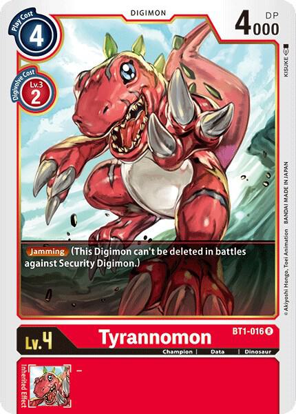 Tyrannomon - Release Special Booster 1.0 (BT01-03A)