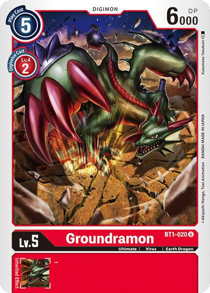 Groundramon - Release Special Booster 1.0 (BT01-03A)