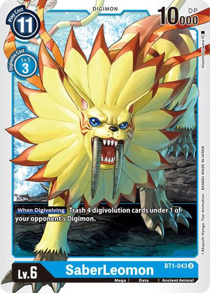 SaberLeomon - Release Special Booster 1.0 (BT01-03A)