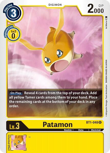 Patamon - Release Special Booster 1.0 (BT01-03A)
