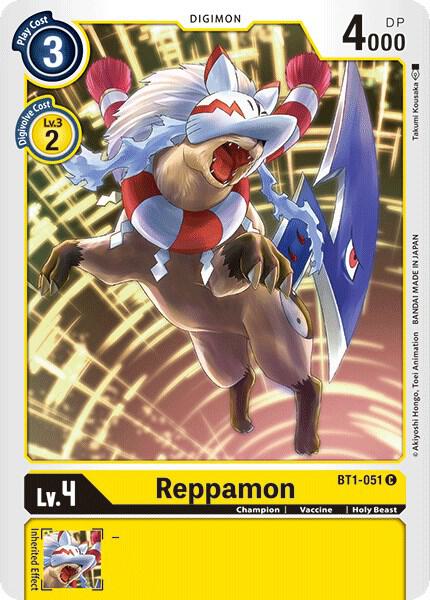 Reppamon - Release Special Booster 1.0 (BT01-03A)