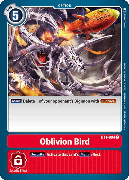 Oblivion Bird - Release Special Booster 1.0 (BT01-03A)