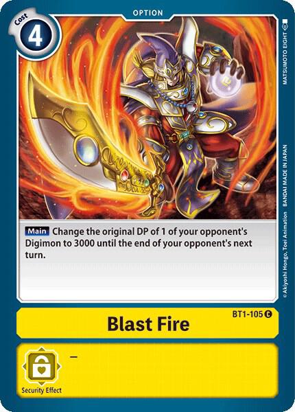 Blast Fire - Release Special Booster 1.0 (BT01-03A)