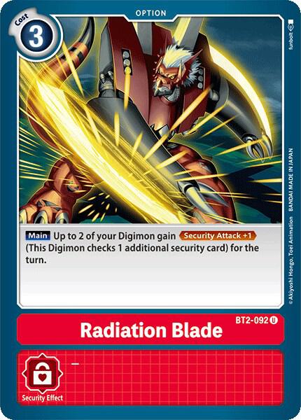Radiation Blade - Release Special Booster 1.0 (BT01-03A)