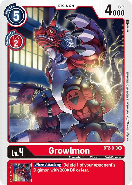 Growlmon - Release Special Booster 1.0 (BT01-03A)