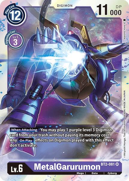 MetalGarurumon - BT2-081 - Release Special Booster 1.0 (BT01-03A)