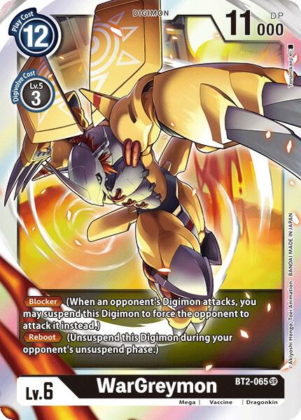 WarGreymon - BT2-065 - Release Special Booster 1.0 (BT01-03A)
