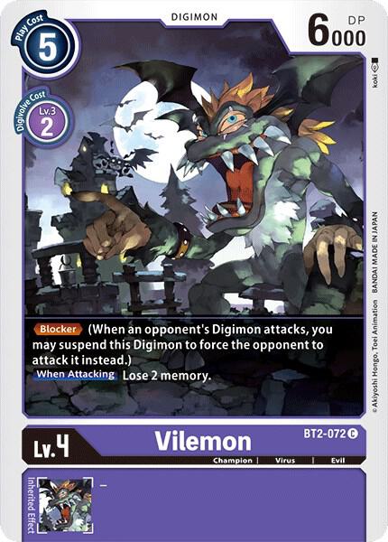 Vilemon - Release Special Booster 1.0 (BT01-03A)