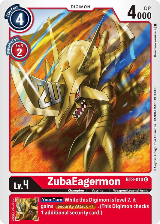 ZubaEagermon - Release Special Booster 1.5 (BT01-03B)