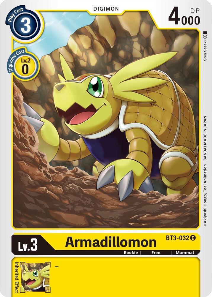 Armadillomon - BT3-032 - Release Special Booster 1.5 (BT01-03B)