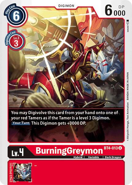 BurningGreymon - Great Legend (BT04)