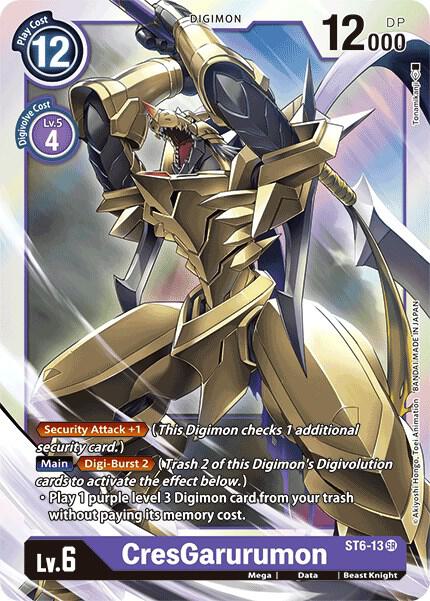 CresGarurumon - Starter Deck 06: Venomous Violet (ST-6)