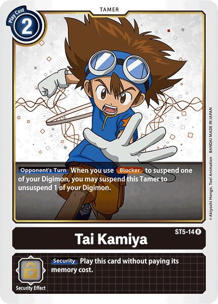 Tai Kamiya - Starter Deck 05: Machine Black (ST-5)