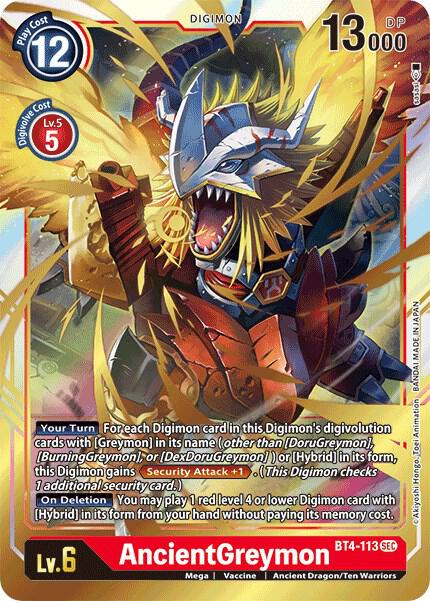 AncientGreymon - Great Legend (BT04)