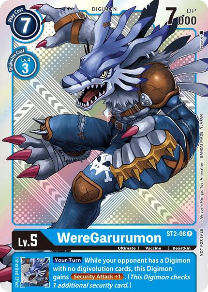 WereGarurumon - ST2-08 (Official Tournament Pack Vol.2) - Starter Deck 02: Cocytus Blue (ST-2)