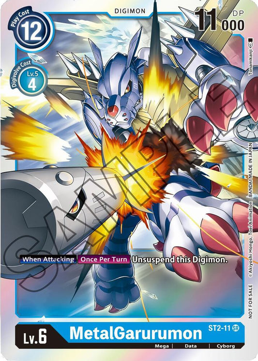 MetalGarurumon - ST2-11 (Event Pack 1) - Starter Deck 02: Cocytus Blue (ST-2)