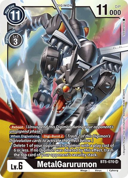 MetalGarurumon - BT5-070 - Battle of Omni (BT05)