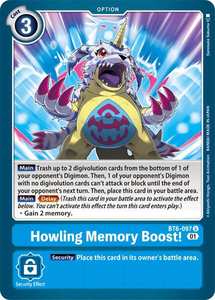 Howling Memory Boost! - Double Diamond (BT06)