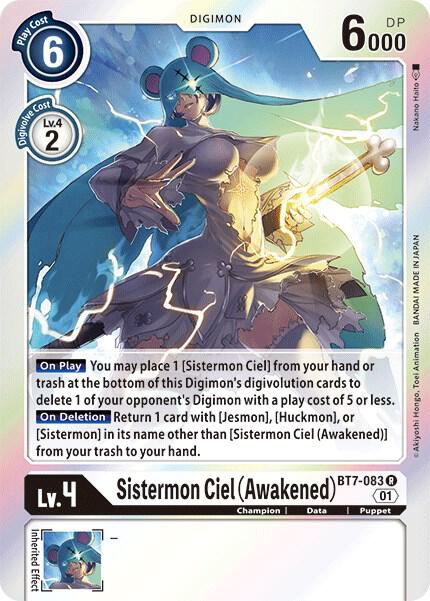 Sistermon Ciel (Awakened) - Next Adventure (BT07)