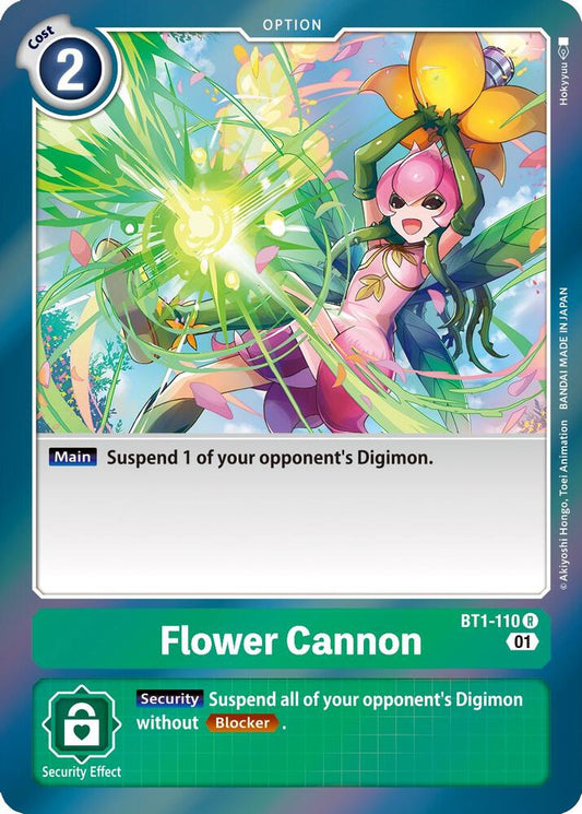 Flower Cannon (Parallel Rare) - Starter Deck 09: Ultimate Ancient Dragon (ST-9)
