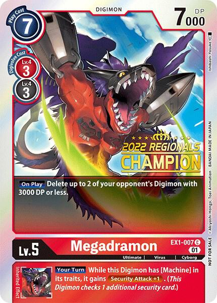 Megadramon (2022 Championship Online Regional) [Online Champion]