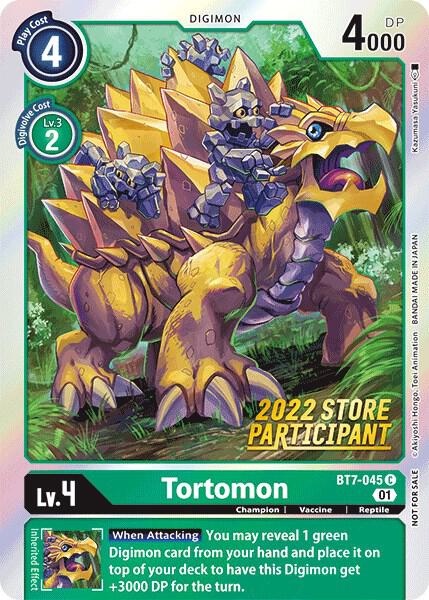 Tortomon (2022 Store Participant) - Next Adventure (BT07)